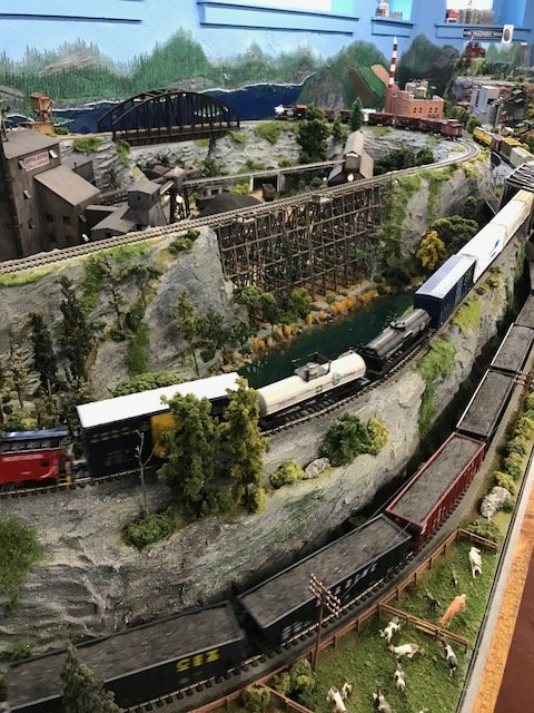 A model train found in the Kutztown Historical Society